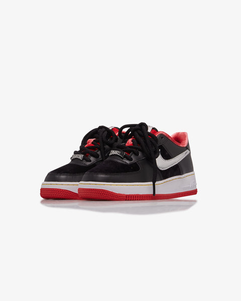 Nike Air Force 1 PRM (GS) Black/Multi-Color-University Red / 4Y / DZ5296-001